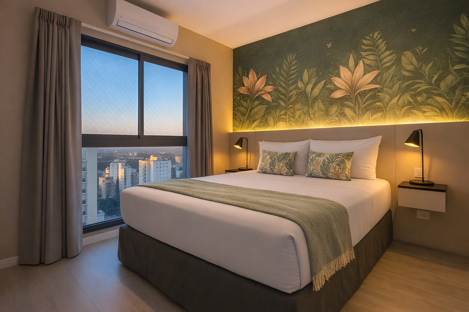 By Corrientes 1940, near Guerrin and the Obelisco, we have this beautiful building with Studios, 1BR and Family Suites